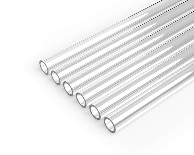 PrimoChill 12mm ID x 16mm OD Rigid PETG Tubing - 750mm Length (RTP16M-630), Made with Premium Materials, Excellent Beginner Hardline for PC Watercooling, Made in the USA - 6 Pack - Clear - Image 1